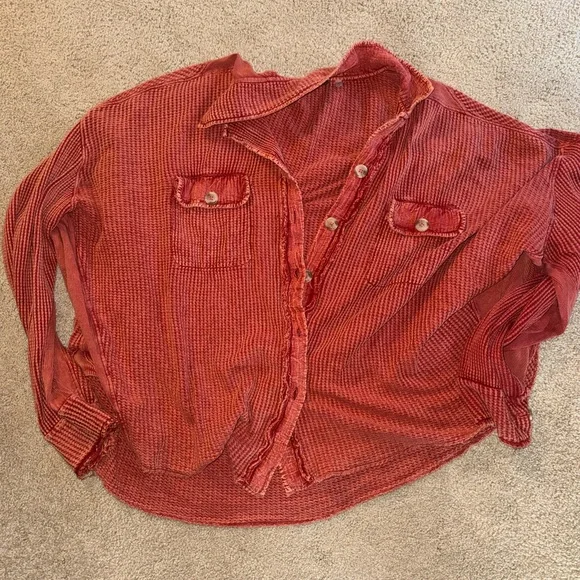 Free People One scout jacket clay - Picture 3 of 4